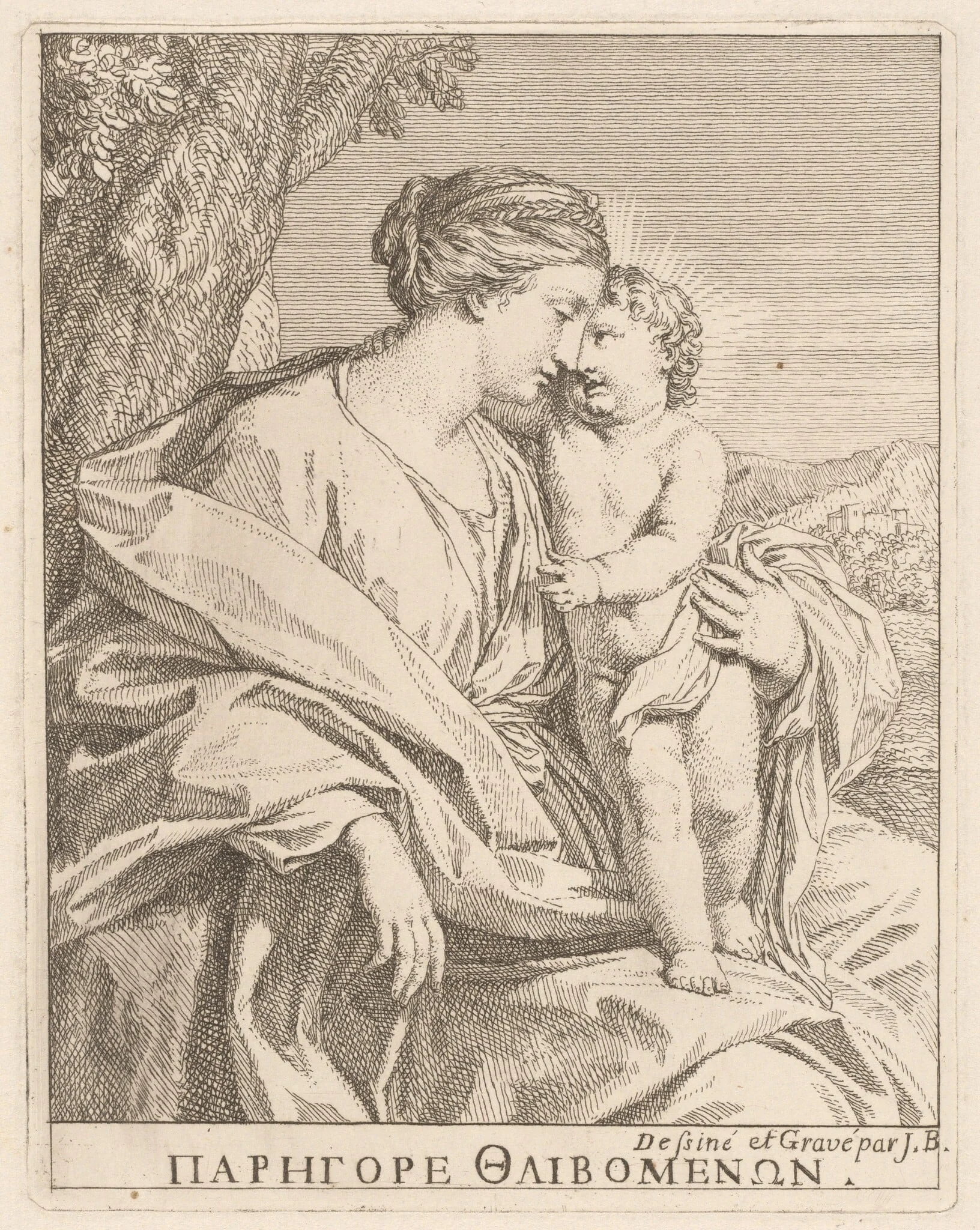 The Virgin and Child, detail