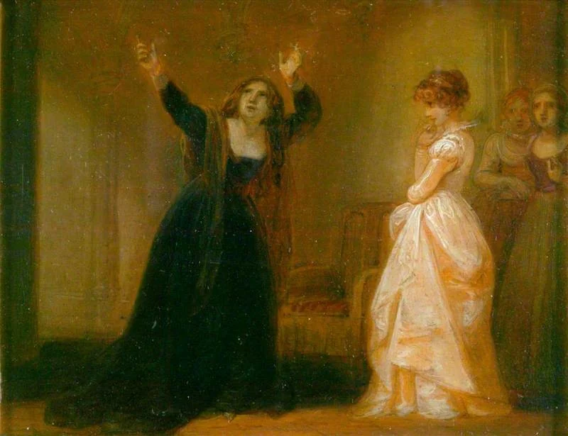 The Duel (from Francis Beaumont and John Fletcher's 'The Humorous Lieutenant', Act III, Scene 3), detail