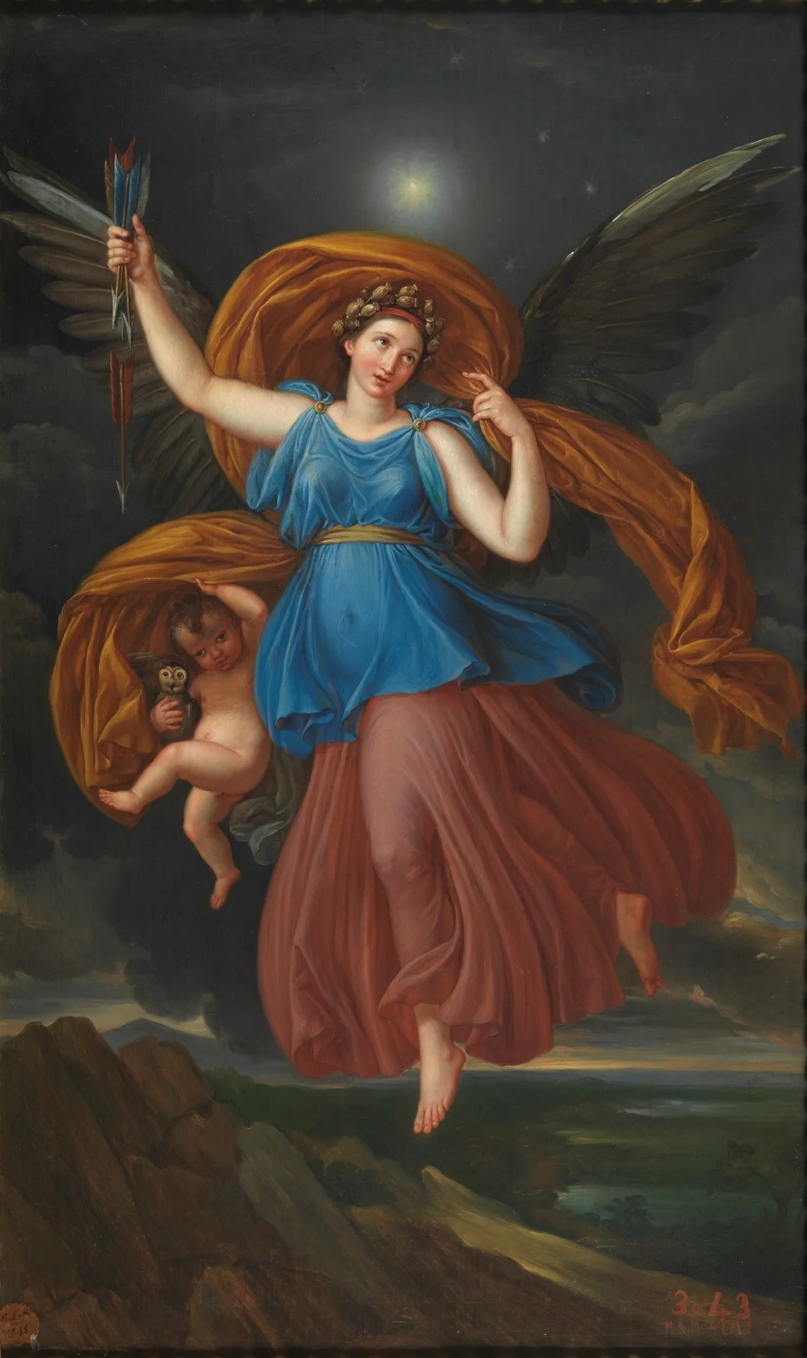 Allegory of Night, detail