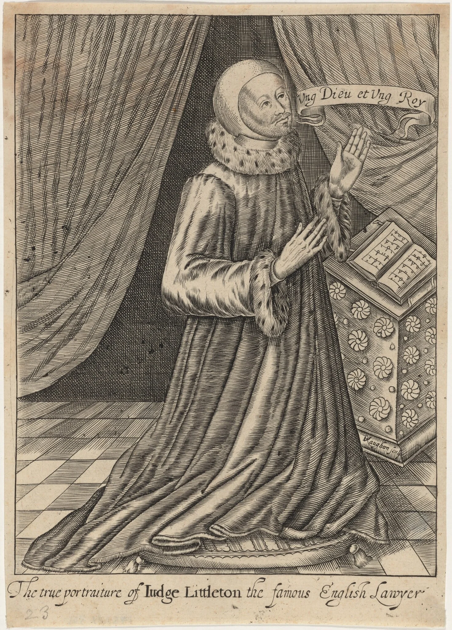 Sir Thomas Lyttleton, Lawyer, detail
