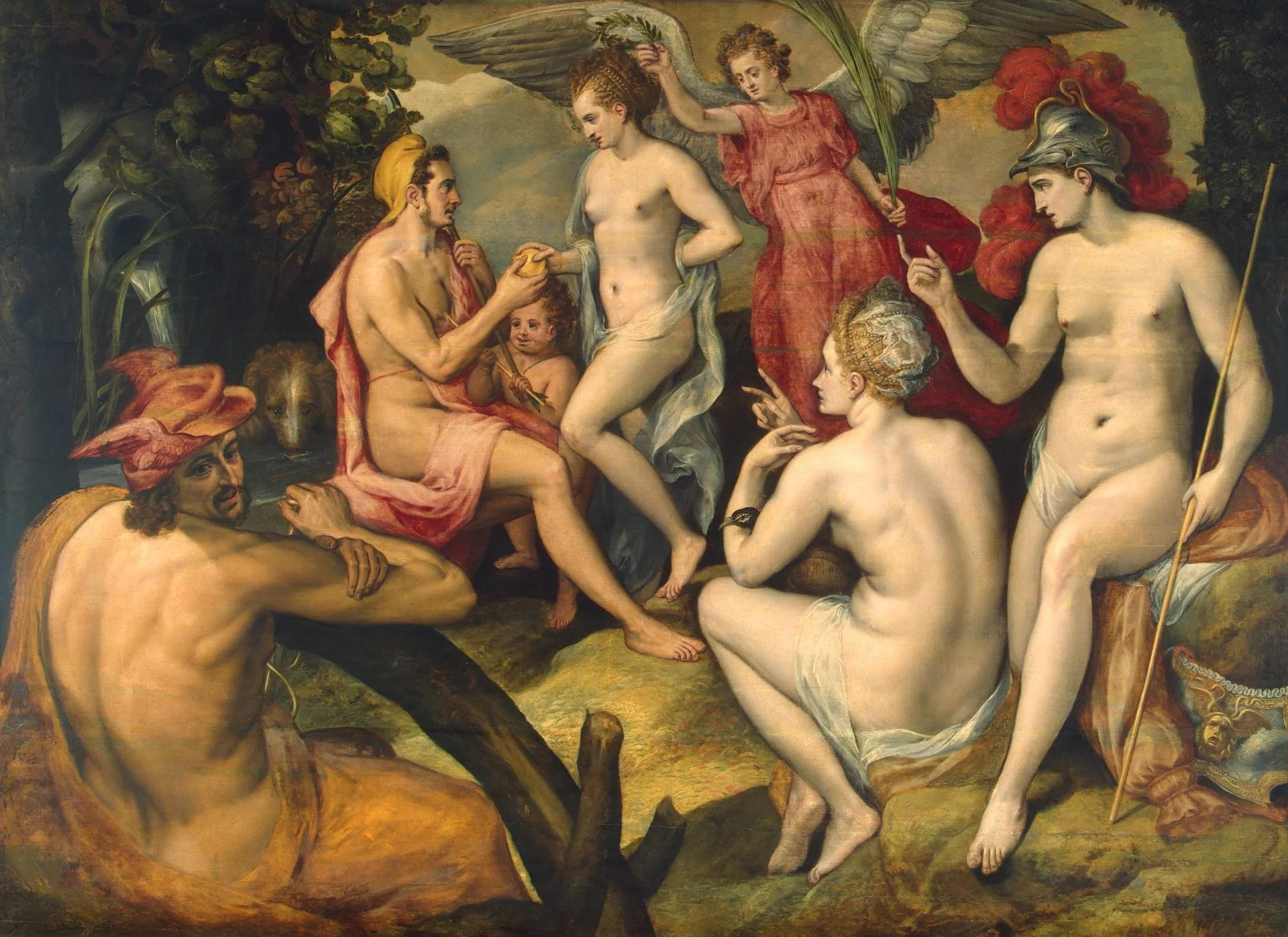 Paris's Judgement, detail