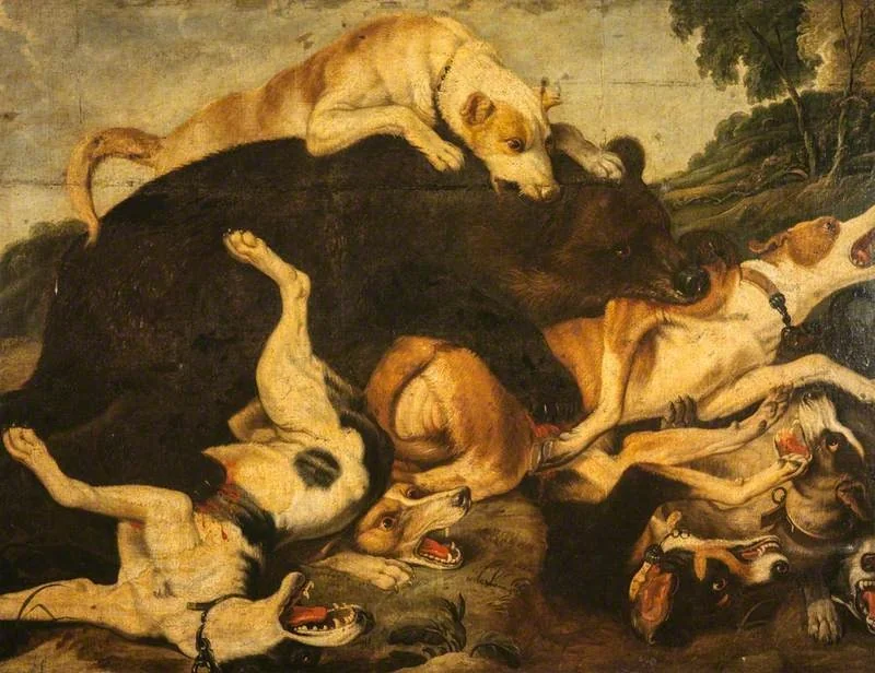 A Bear Hunt, detail