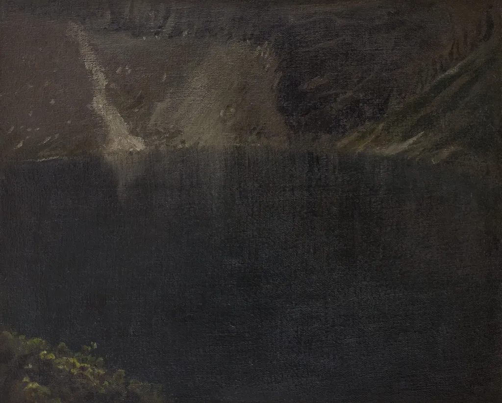 Black Lake, by Leon Wyczółkowski, oil, 1906