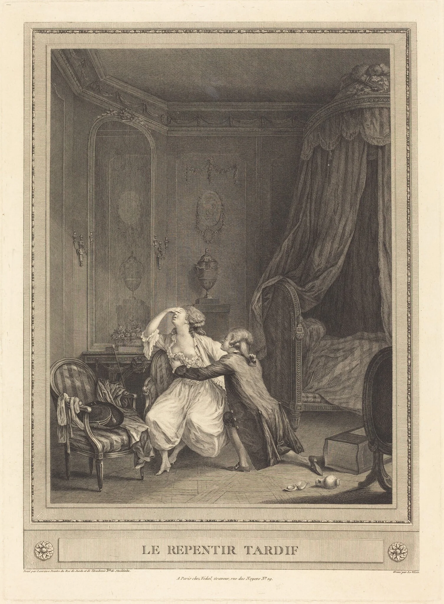 Le repentir tardif, detail