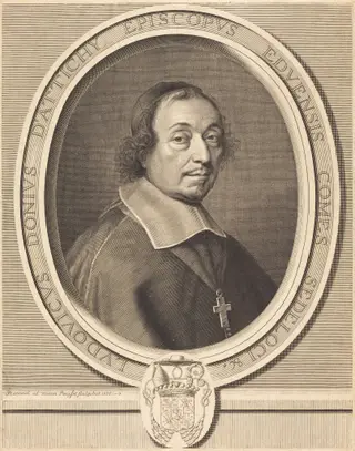Louis Doni d'Attichy, by Robert Nanteuil, ink, 1665