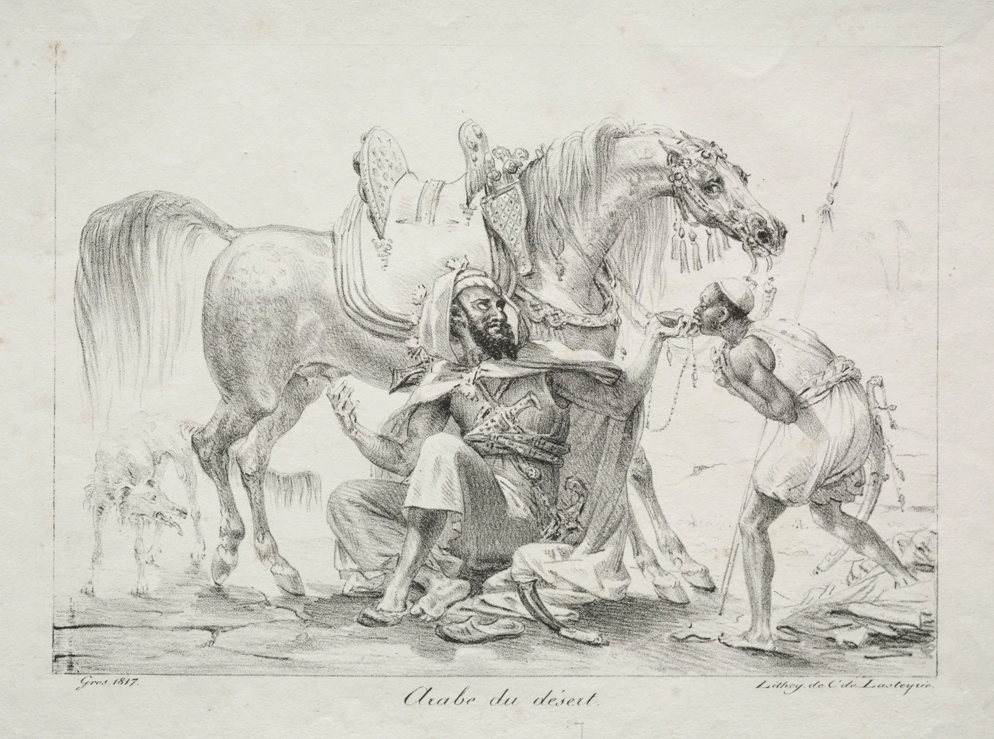 Arab of the Desert, detail