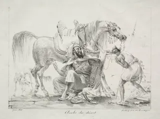 Arab of the Desert, by Antoine-Jean Gros, 1817