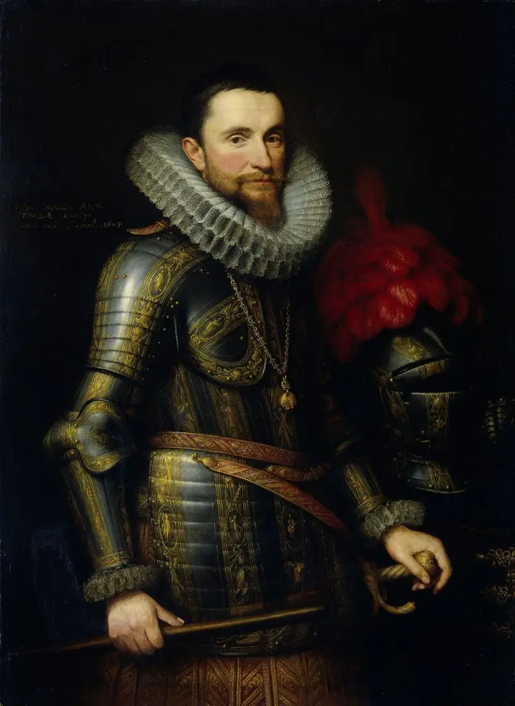 Portrait of Ambrogio Spinola (1569-1630), by Michiel Jansz van Mierevelt, oil, 1609