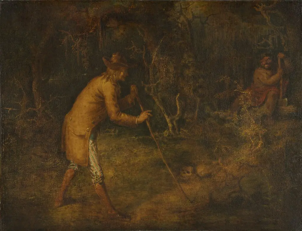 The Devil and Tom Walker, by John Quidor, oil, 1856