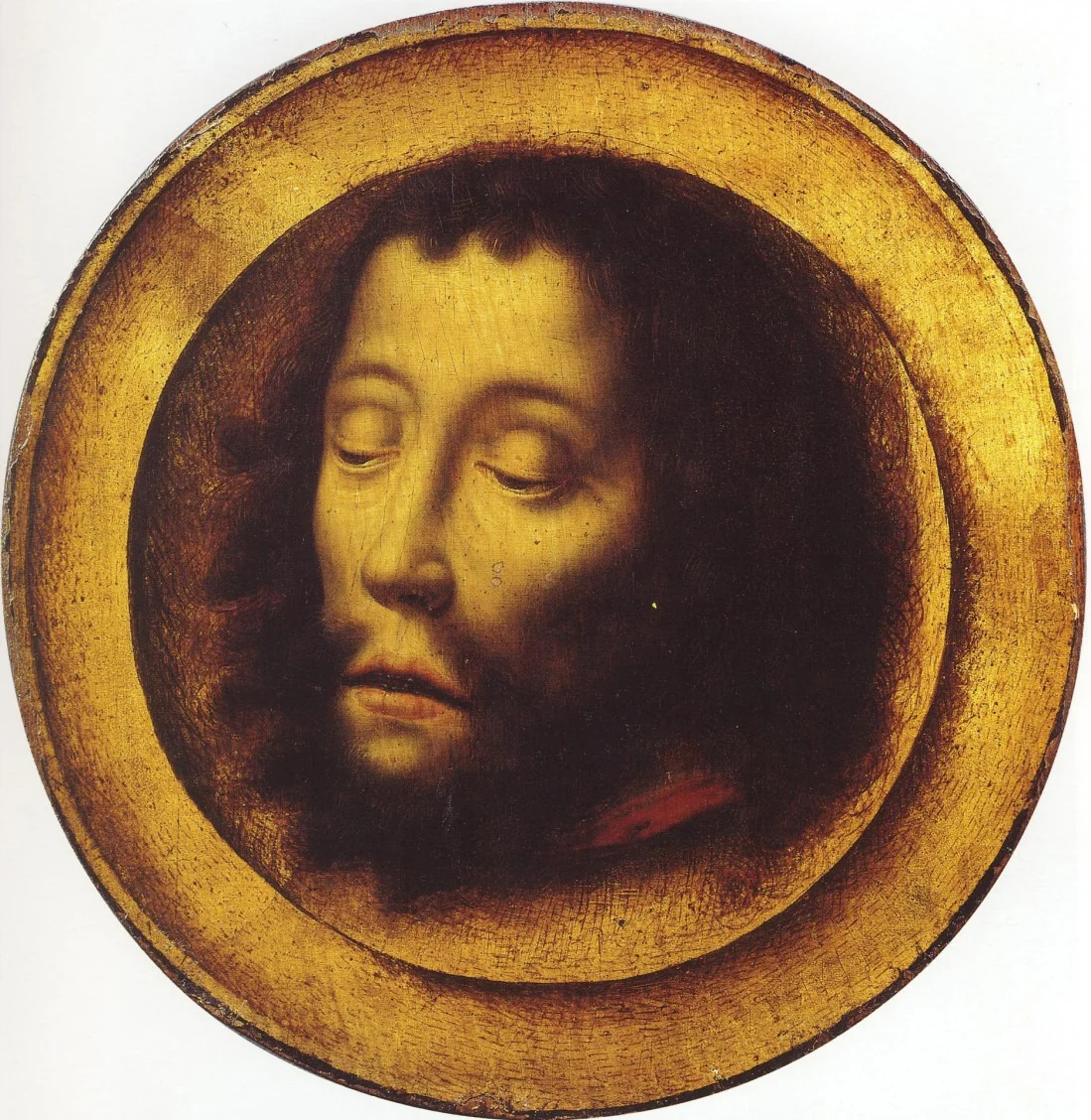 The Head of St John the Baptist, detail