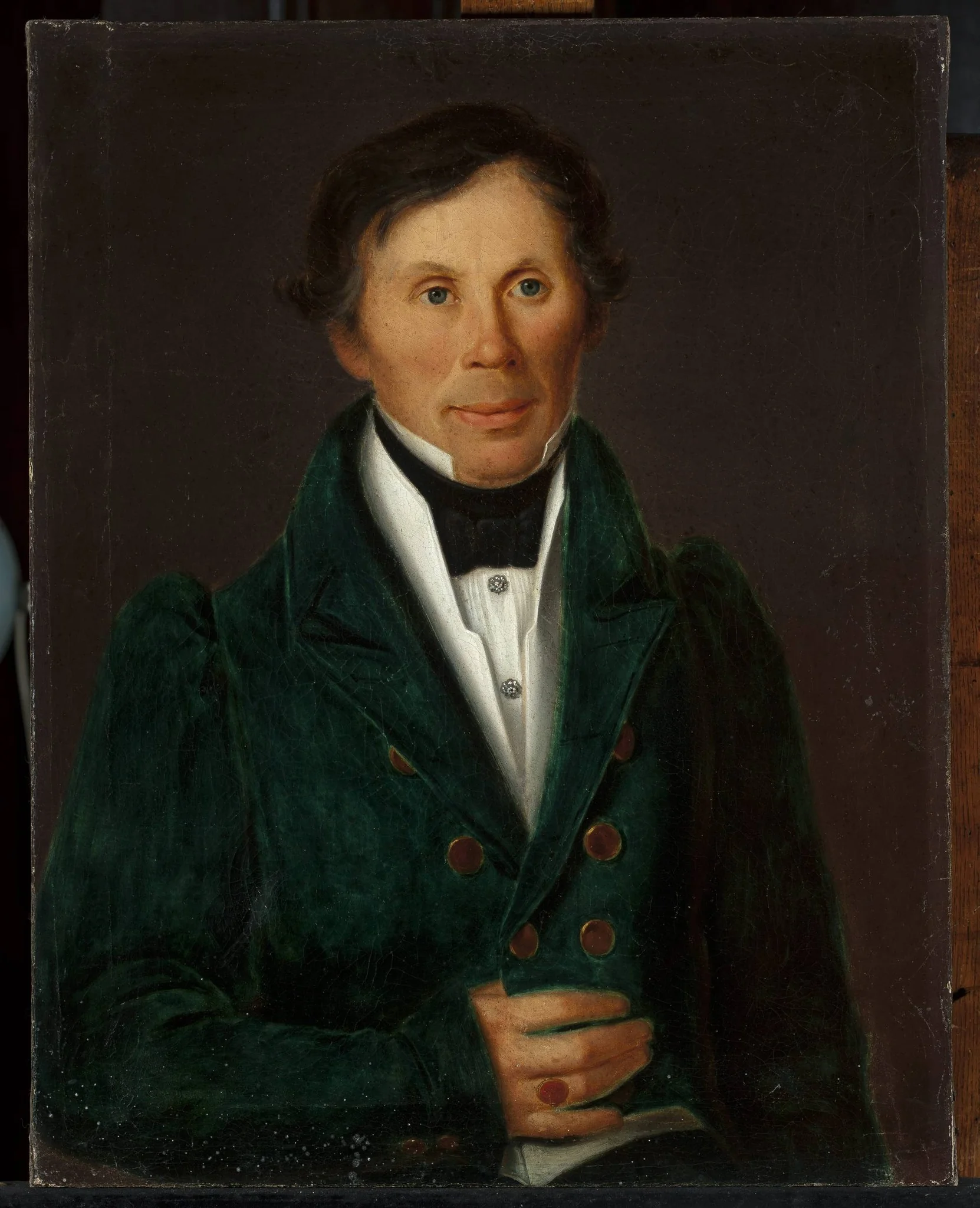 Portrait of Benedykt Gomóliński, detail