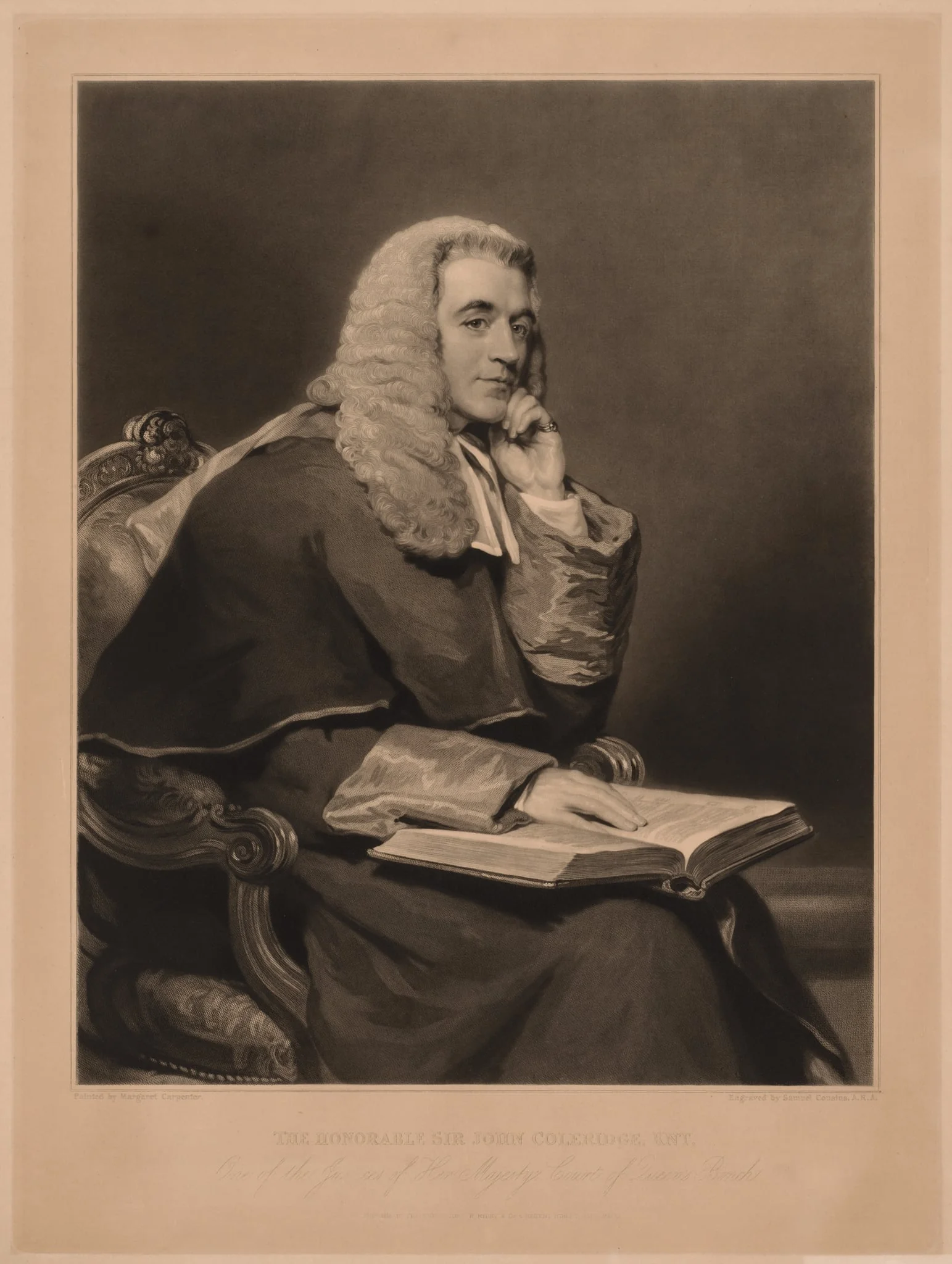Sir John Taylor Coleridge, detail