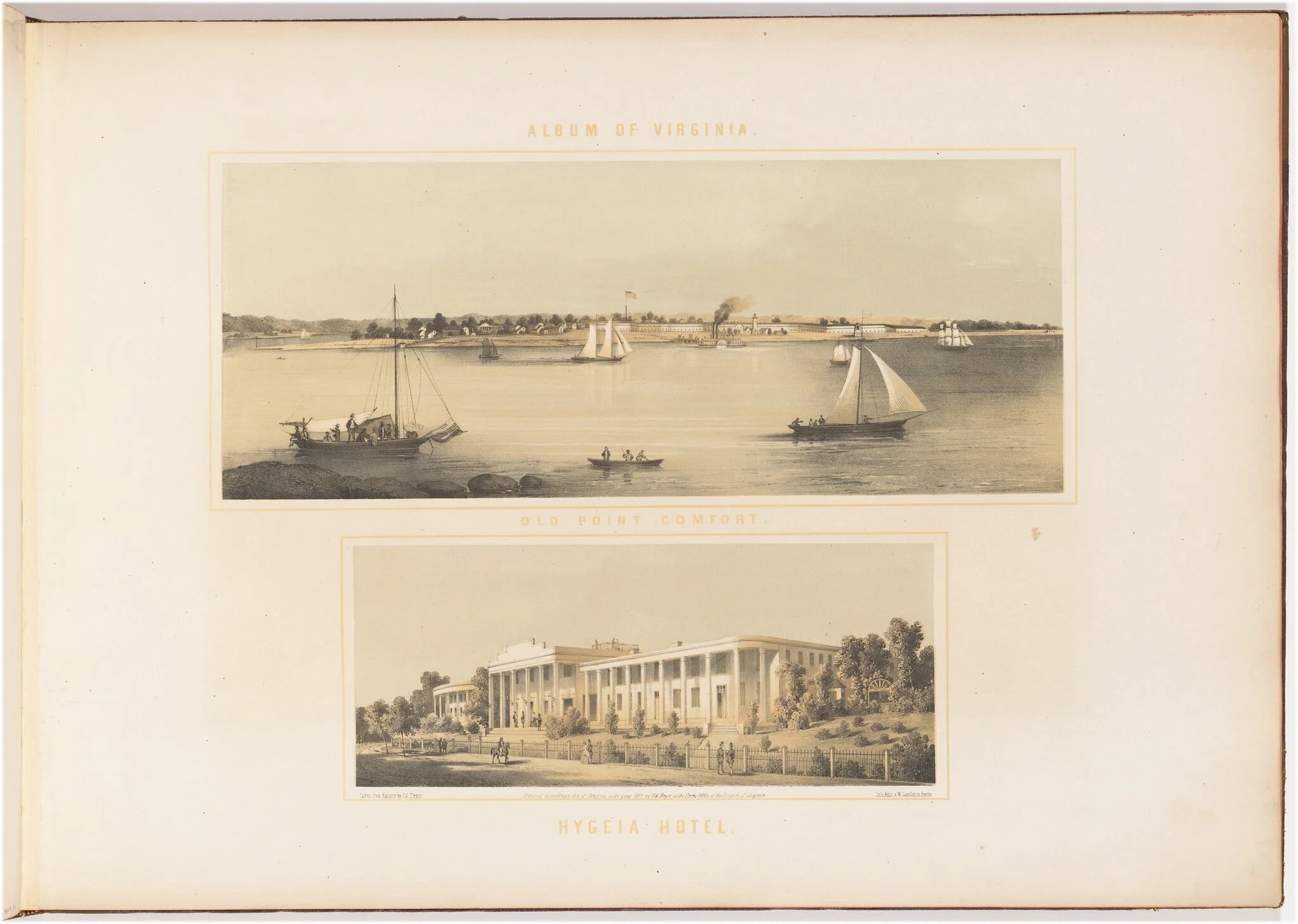 Old Point Comfort and the Hygeia Hotel, detail