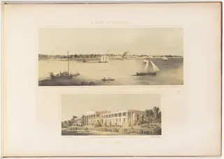 Old Point Comfort and the Hygeia Hotel, by Edward Beyer, ink, 1857