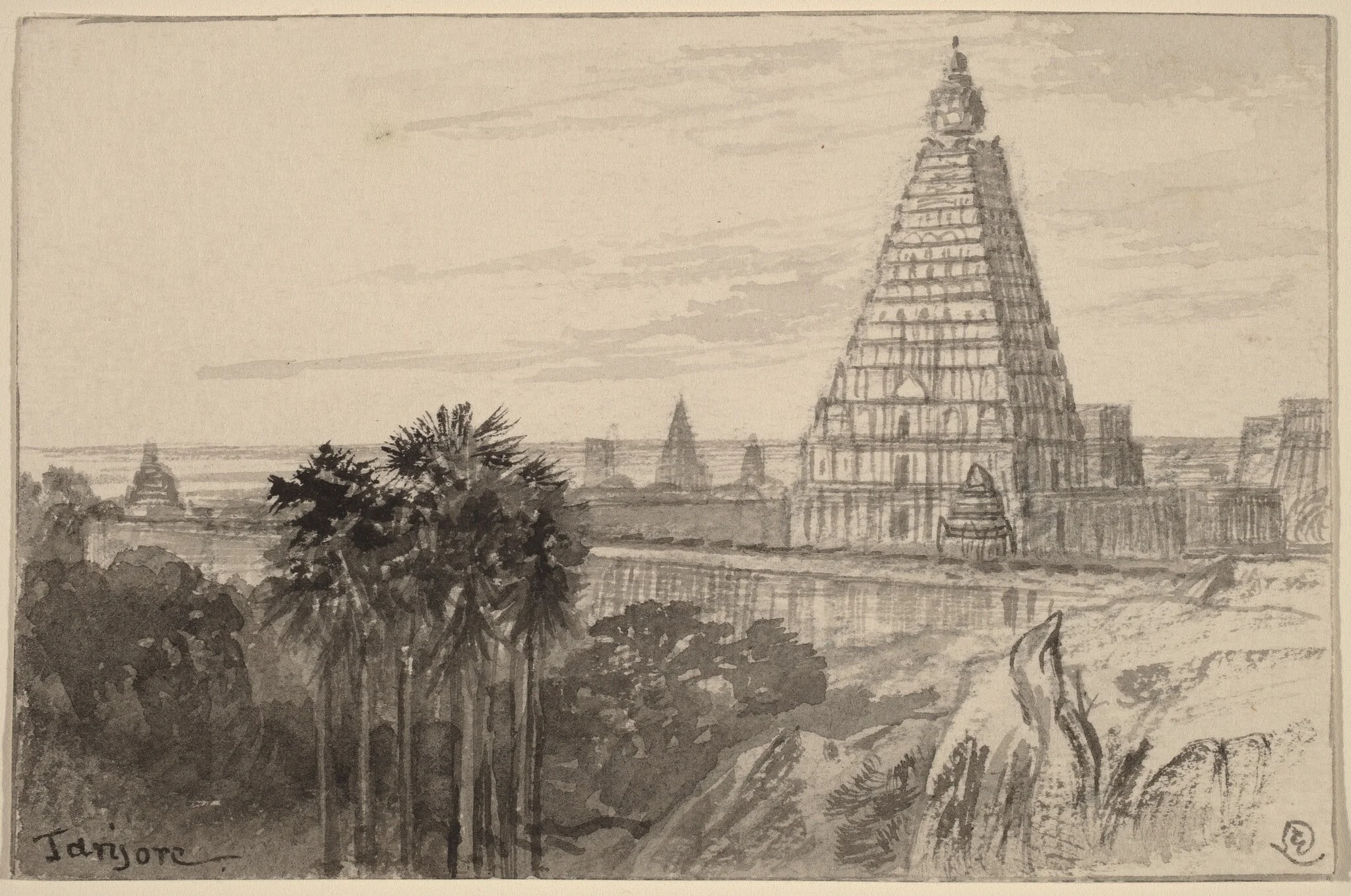Tanjore, India, detail