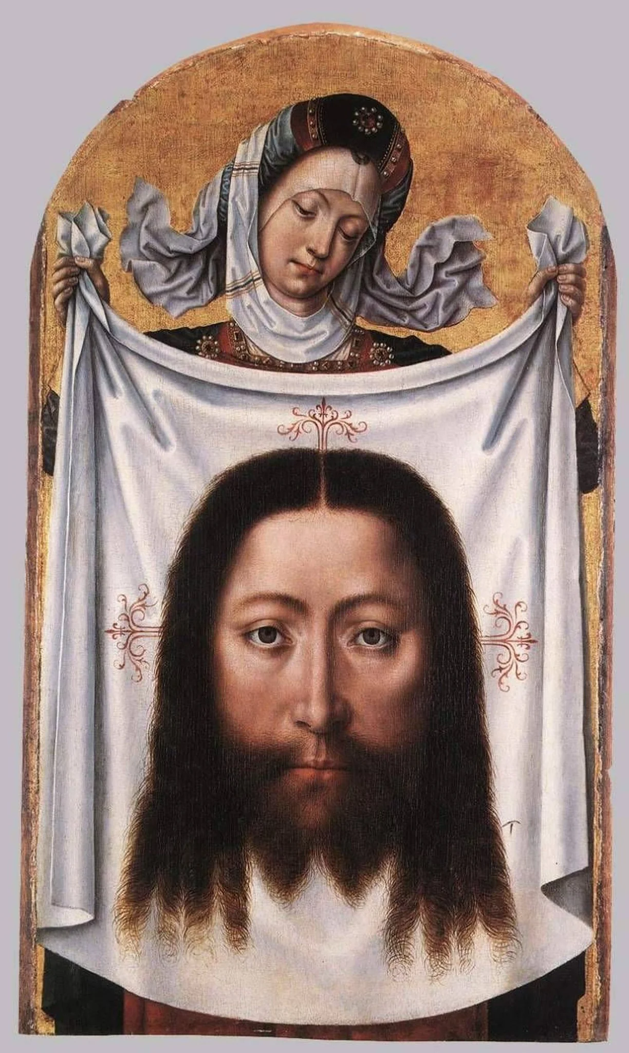 Saint Veronica with the Sudarium, detail