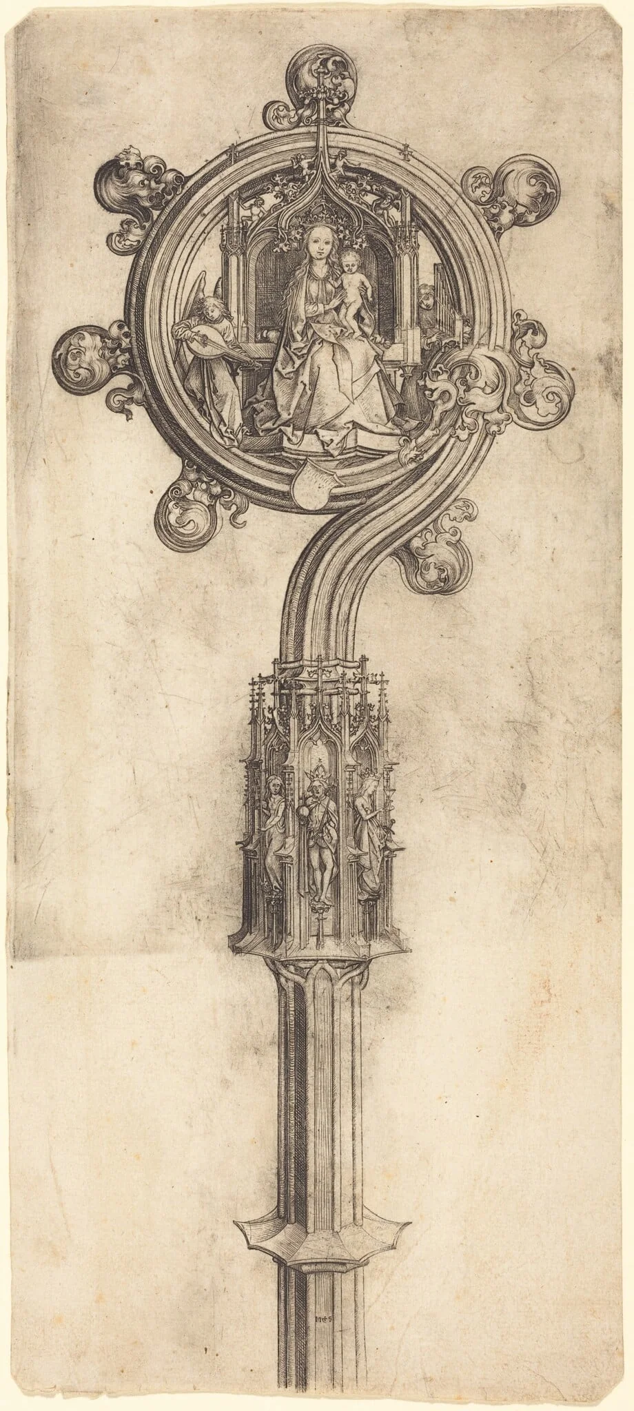 A Bishop's Crosier, detail