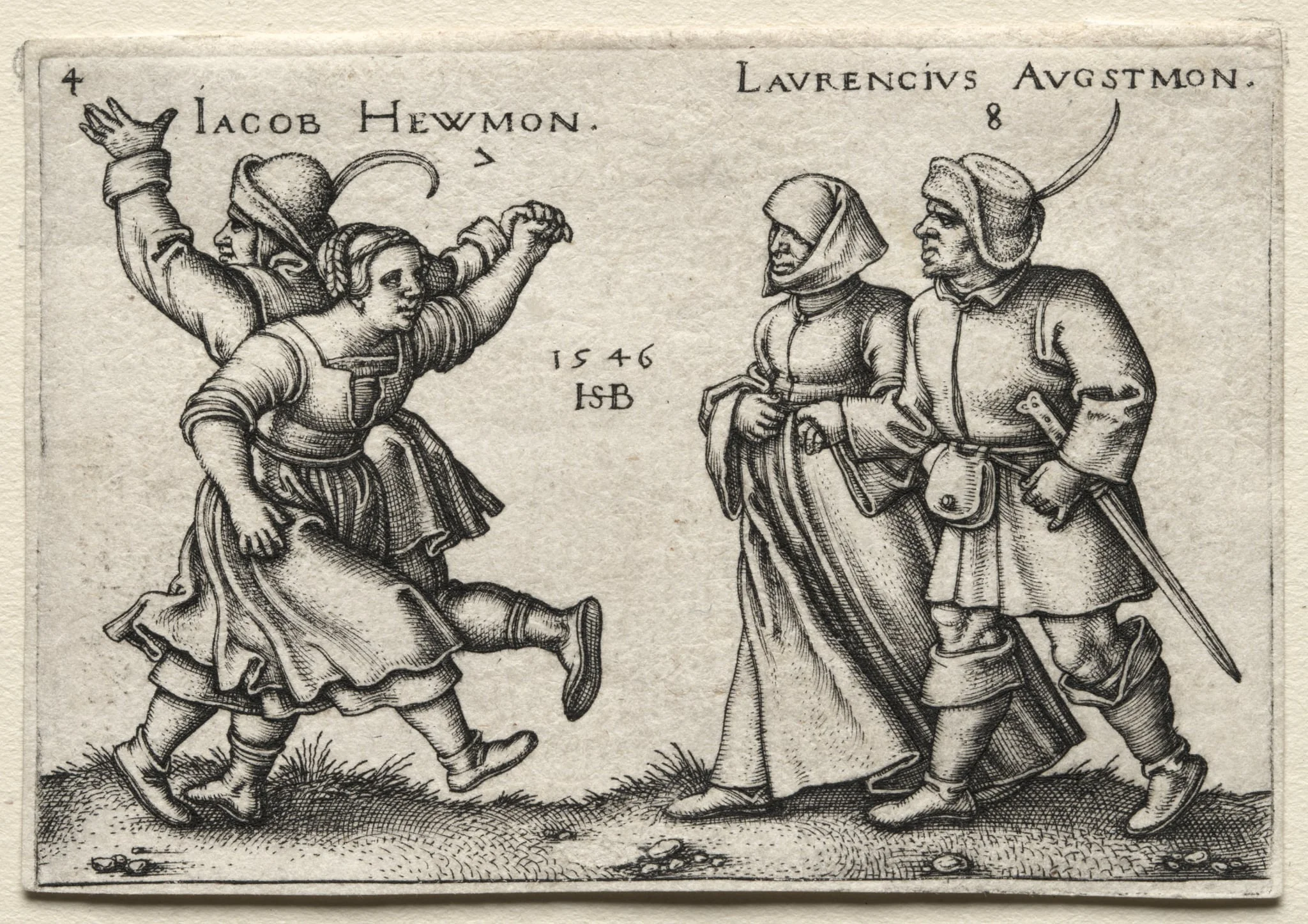 The Village Wedding: Jacob Hewmon, detail