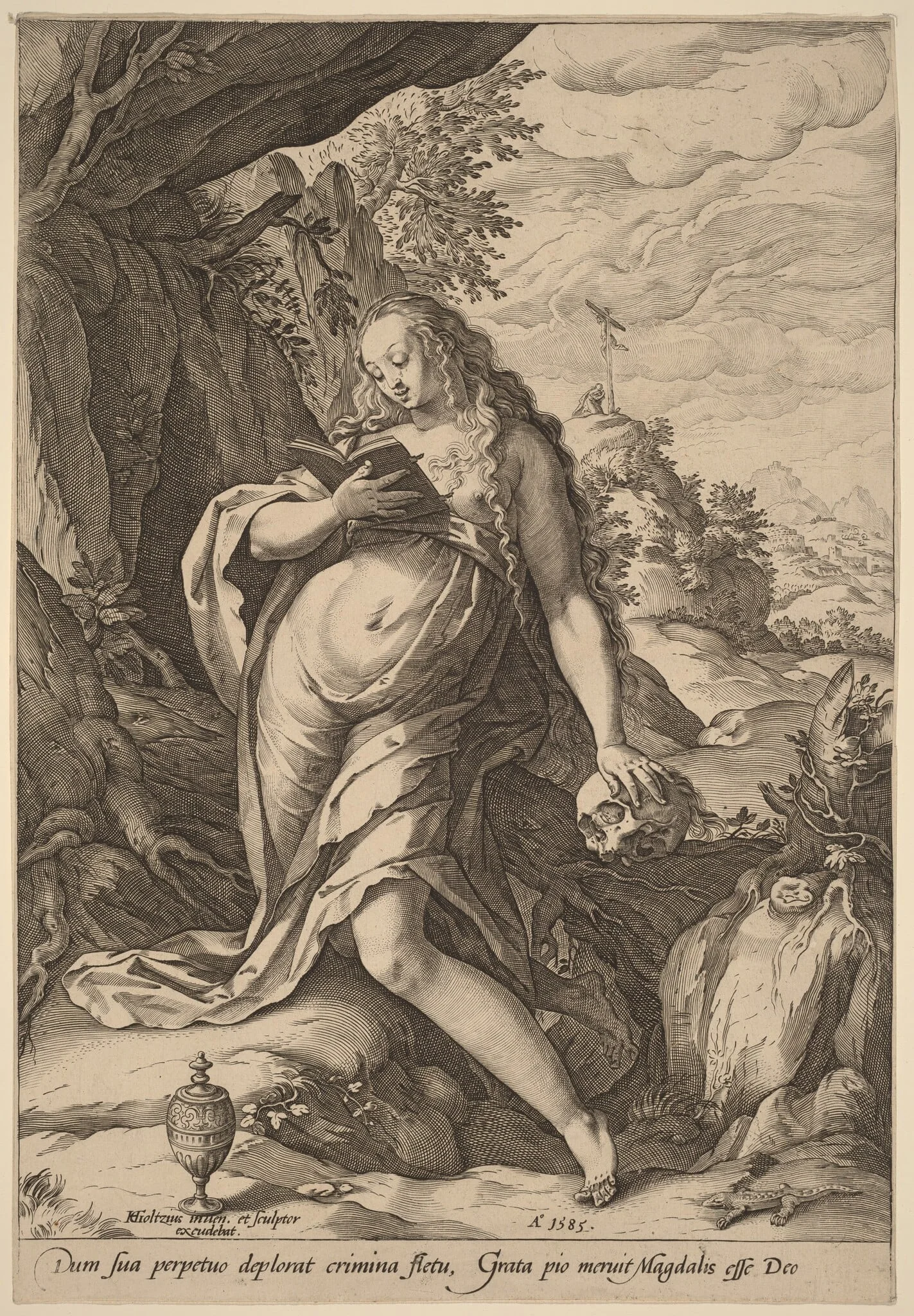 St. Mary Magdalen Penitent, detail