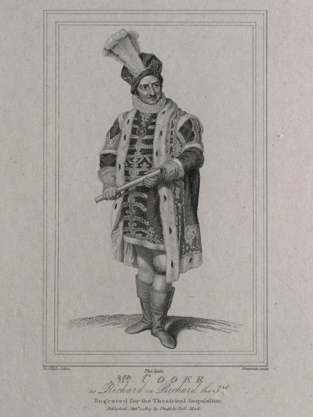 H Beard Print Collection, by Samuel De Wilde, 1