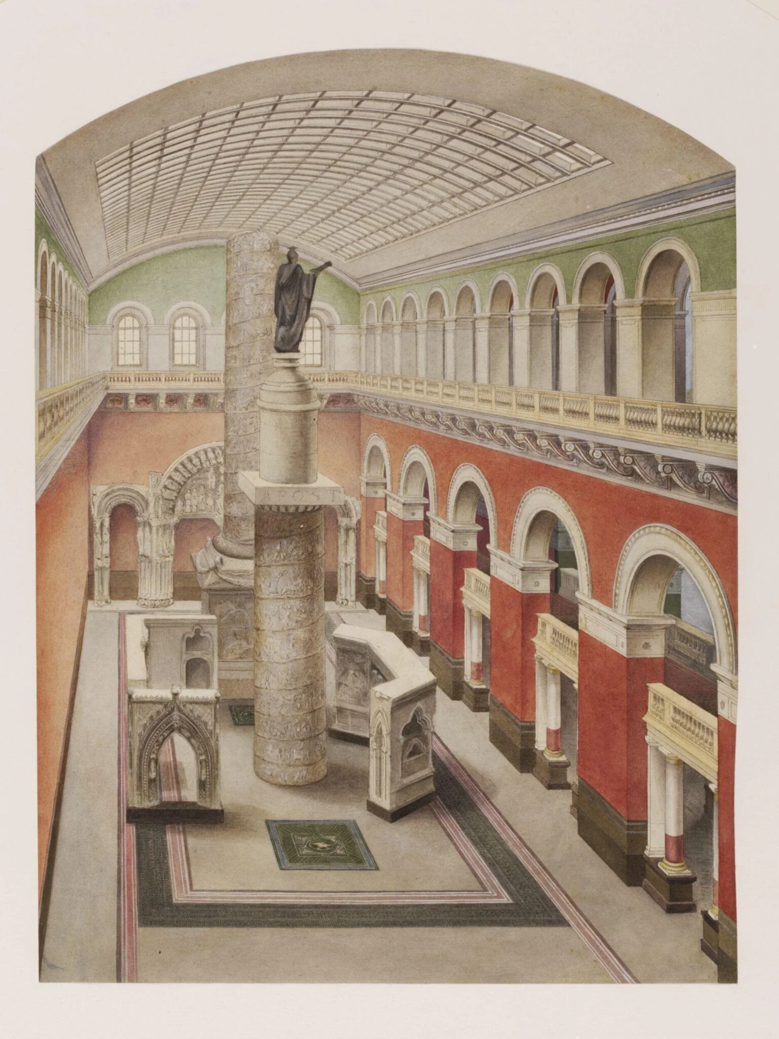 The Western Architectural Court, detail