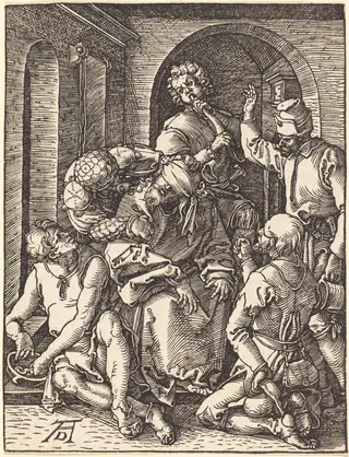 The Mocking of Christ, by Albrecht Dürer, ink, 1510