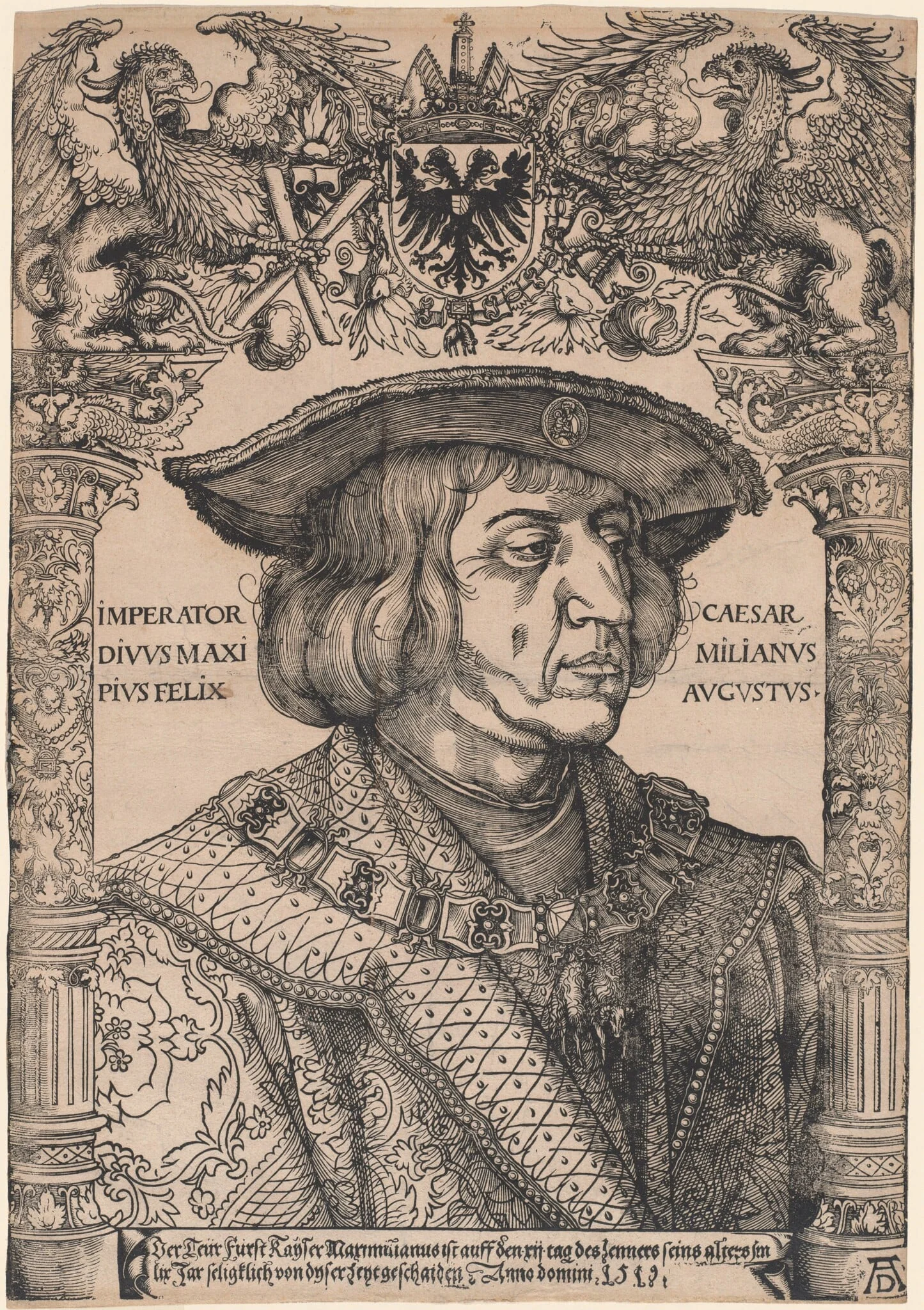 Emperor Maximilian I, detail