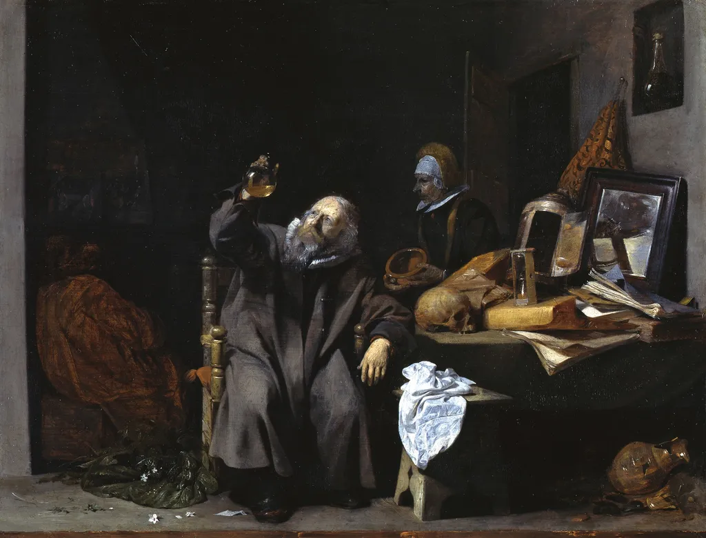 The Consultation, by Gerard ter Borch, oil, 1635