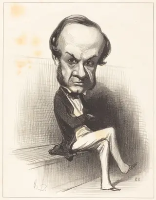Lannes, duc de Montebello, by Honoré Daumier, ink, 1850