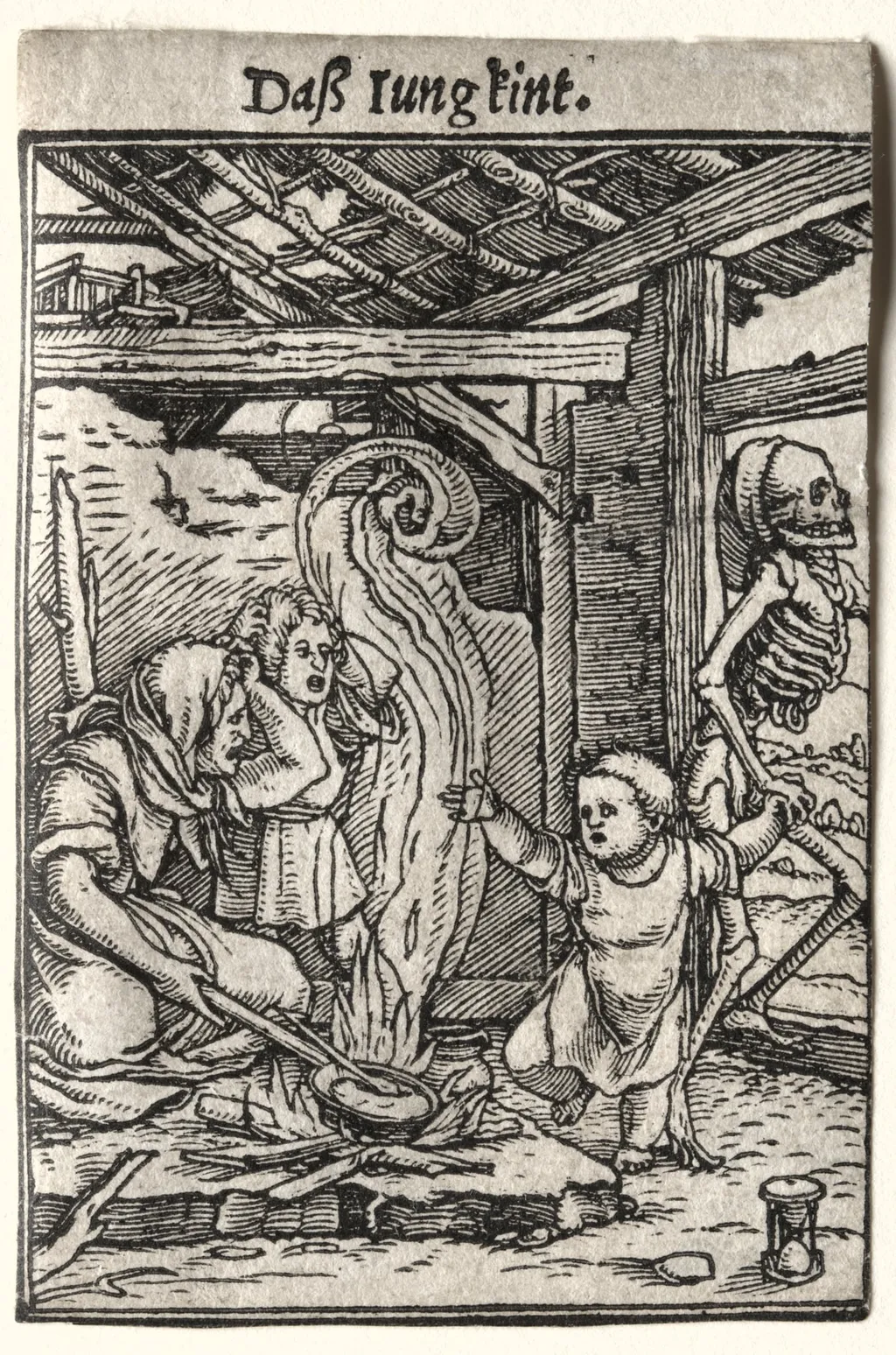 Dance of Death:  The Child, by Hans Holbein the Younger, 1526