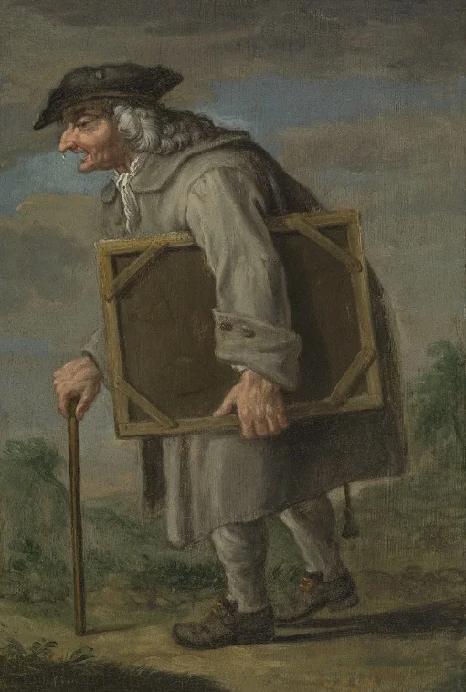 The old painter, detail