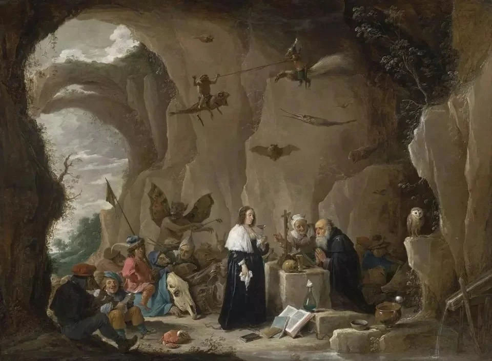 The Temptation of St. Anthony, detail