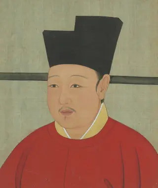 宋代帝半身像册-宋朝徽宗皇帝像