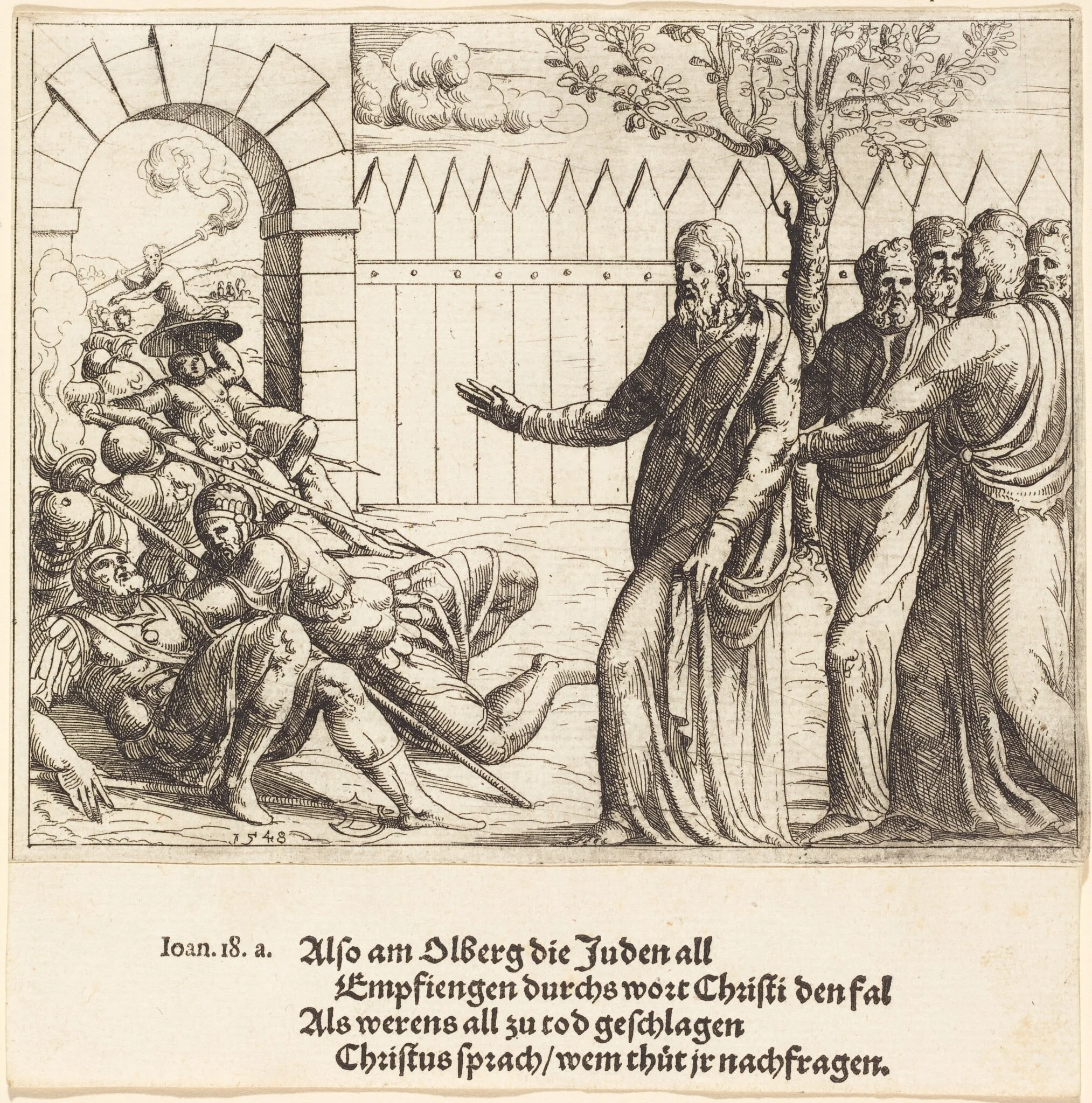 Jesus Identifies Himself before the Arrest, detail