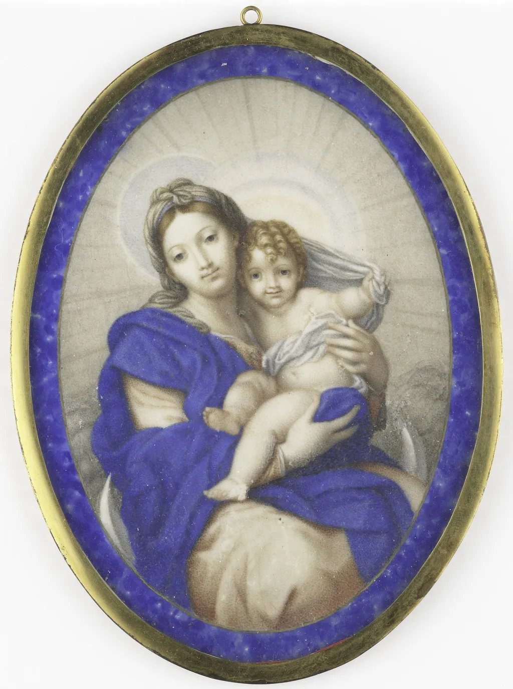 Madonna op de maansikkel, by Giovanni Felice Ramelli, ivory, 1708