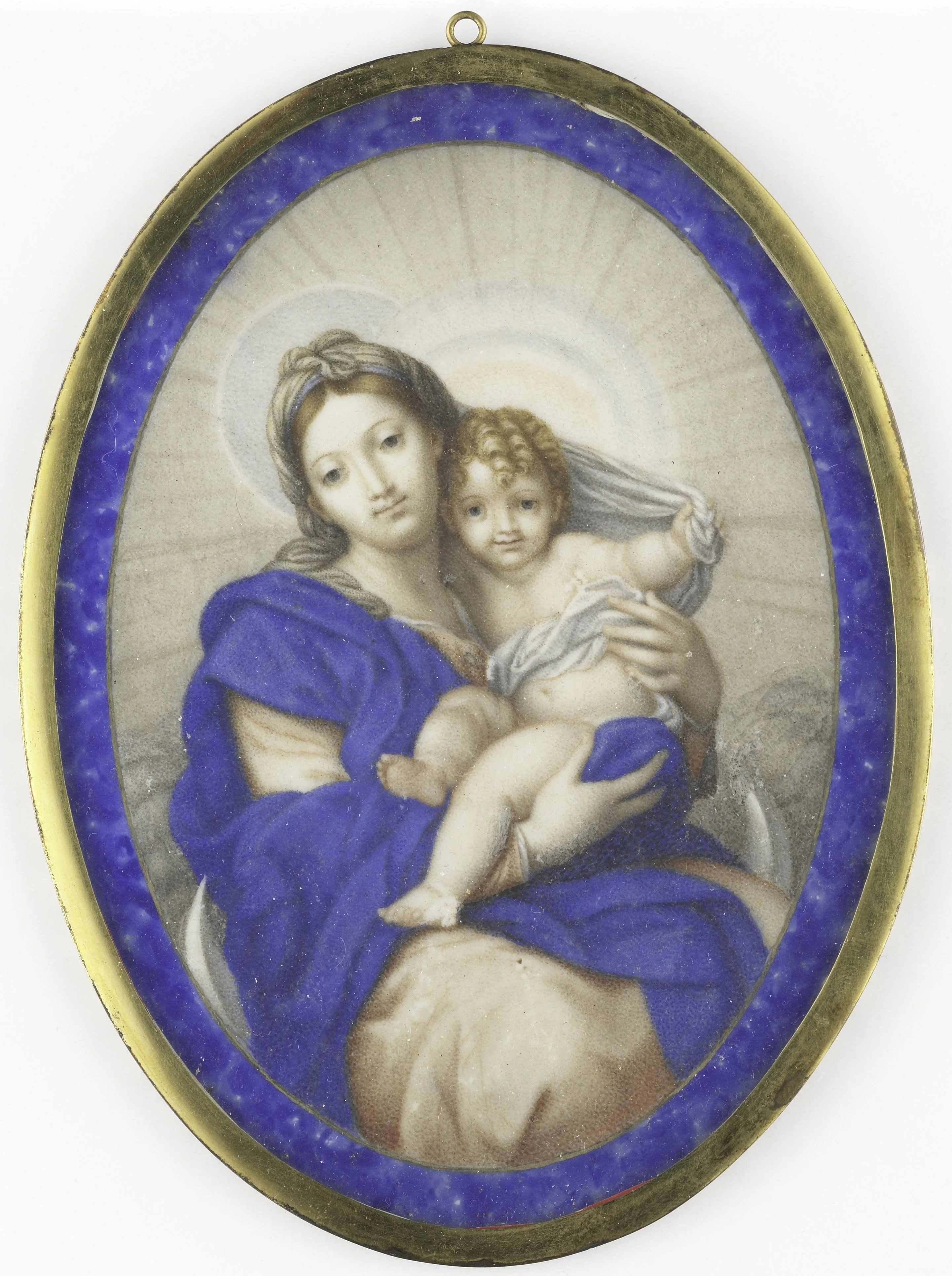 Madonna op de maansikkel, detail