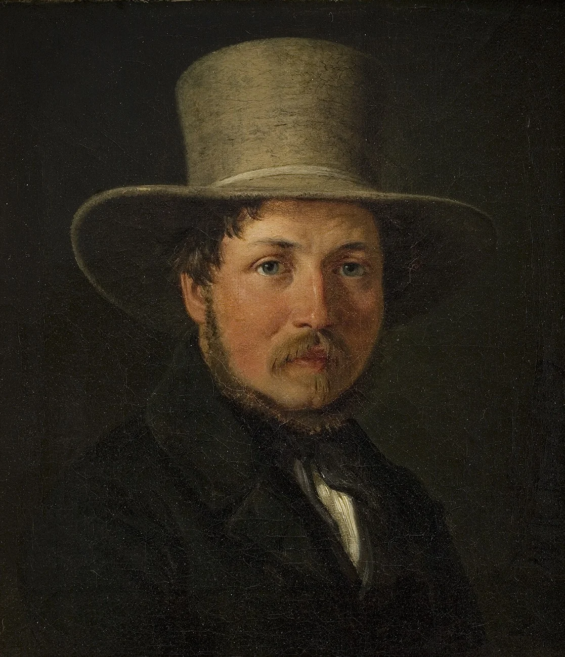 The Painter Christen Købke, detail