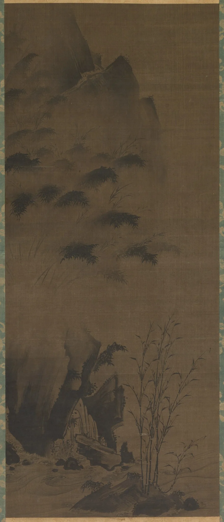 Bamboo in Rain, detail
