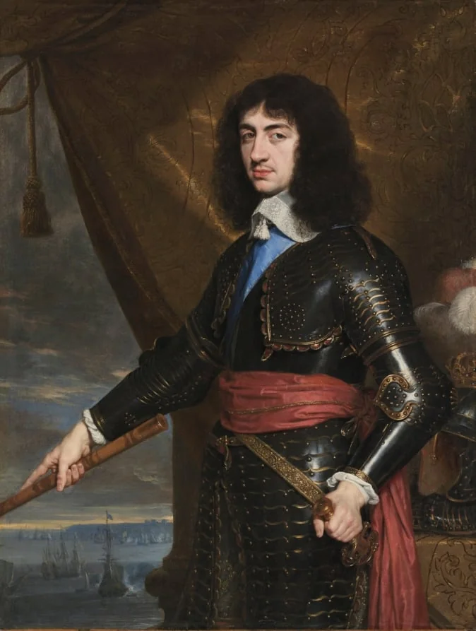 Portrait of King Charles II of England, detail