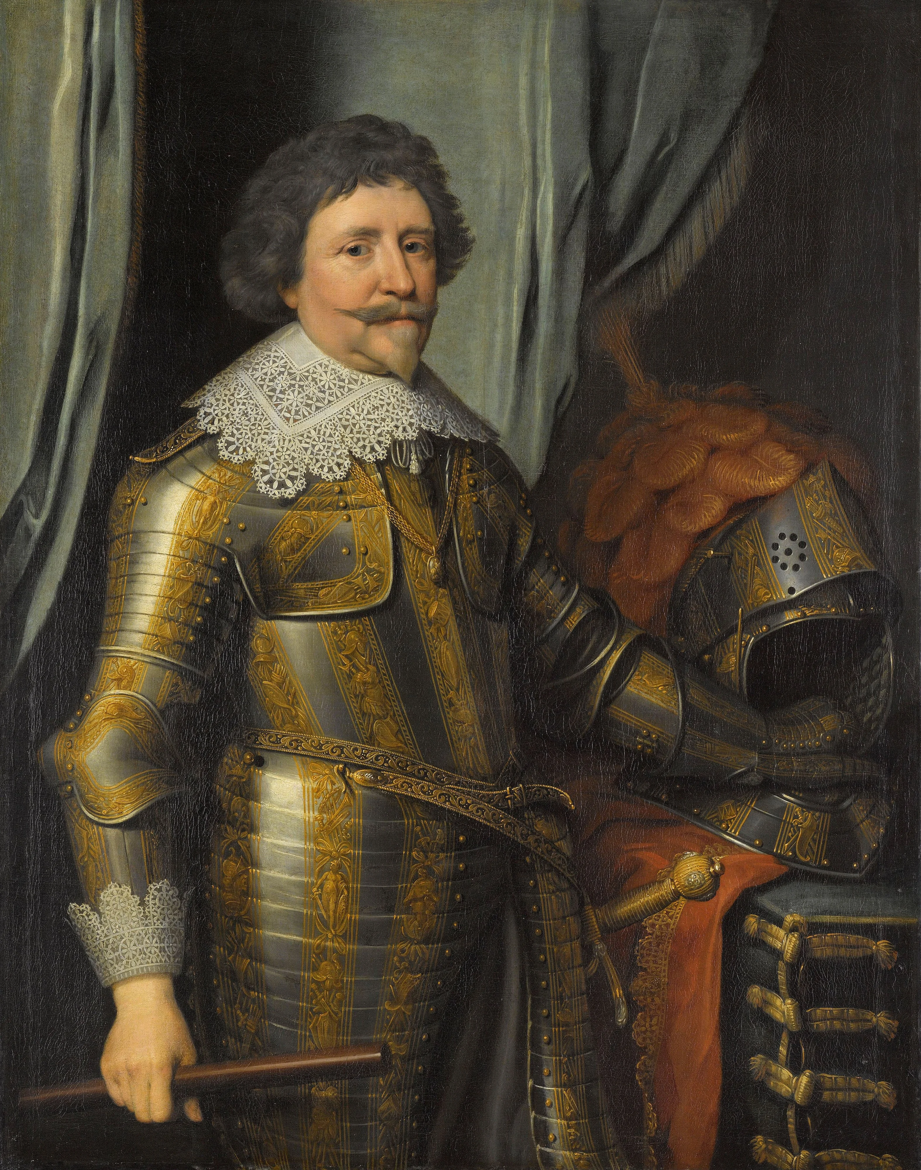 Portrait of Frederick Henry, Prince of Orange, detail