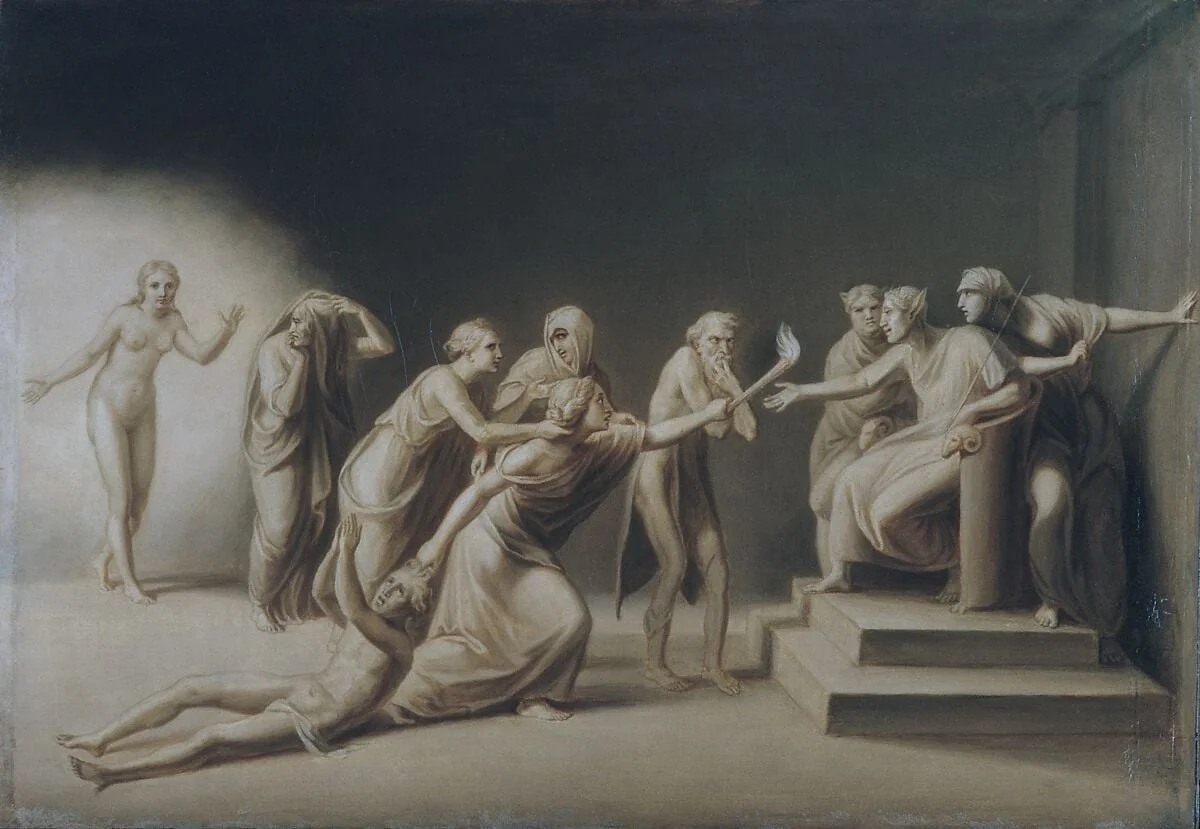 The Calumny of Apelles, detail