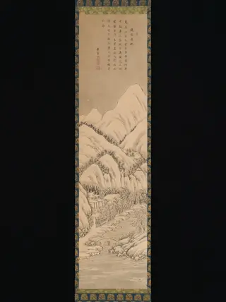 Su Shi's "Ode to His Second Visit to the Red Cliff", by Kanō Hōgai, unspecified