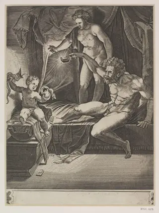 Untitled, by Agostino dei Musi, 1533