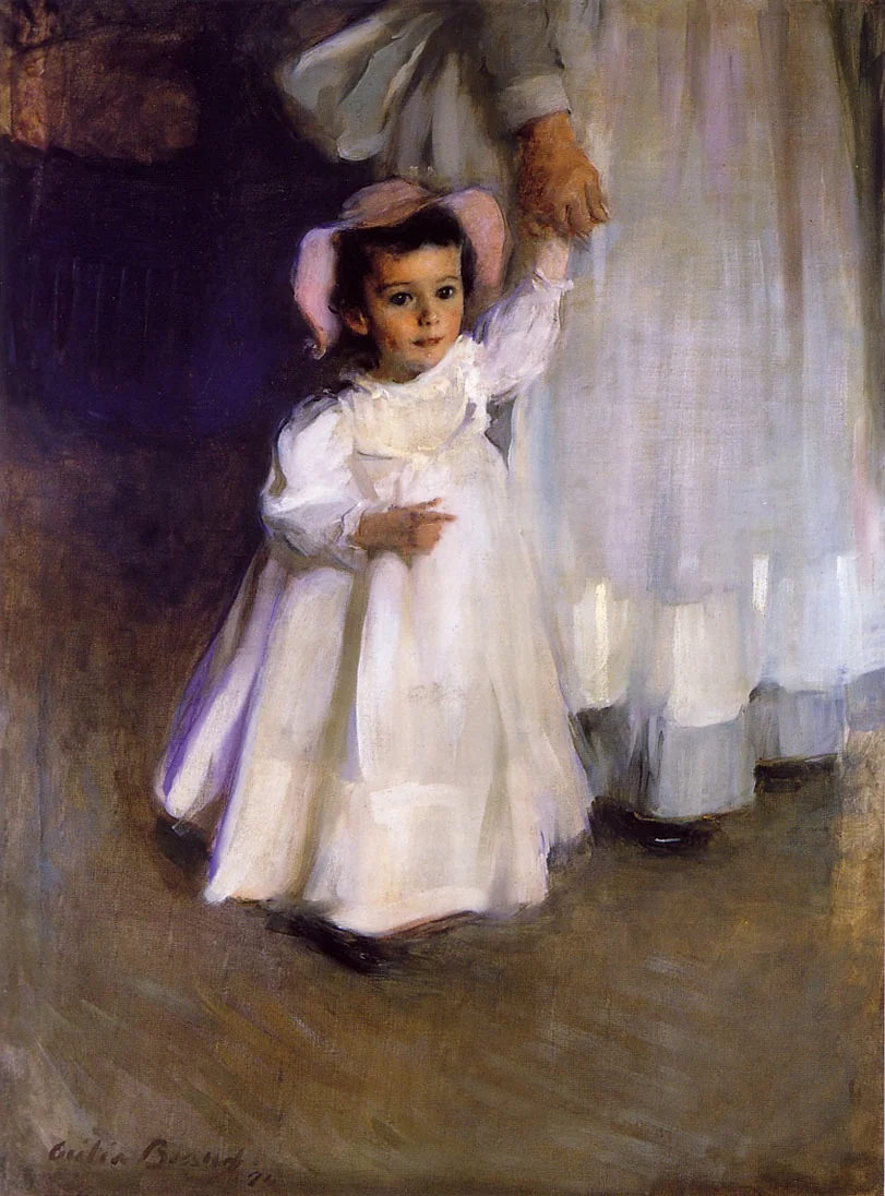 Ernesta (Child with Nurse), detail