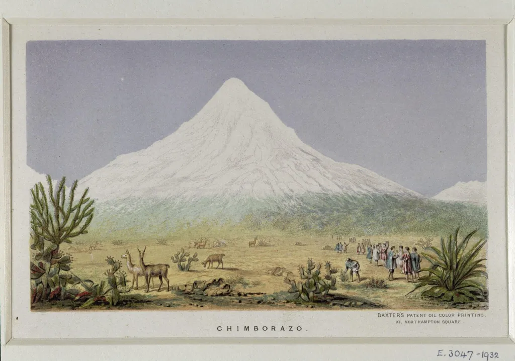 Chimborazo, by George Baxter, 1850
