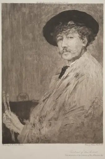 James McNeill Whistler, by William Brassey Hole, 1897