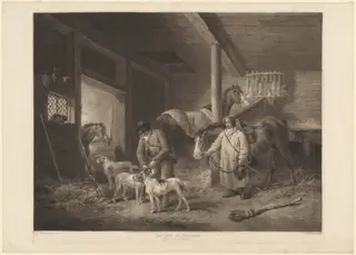 The First of September, Morning, by William Ward, ink, 1794