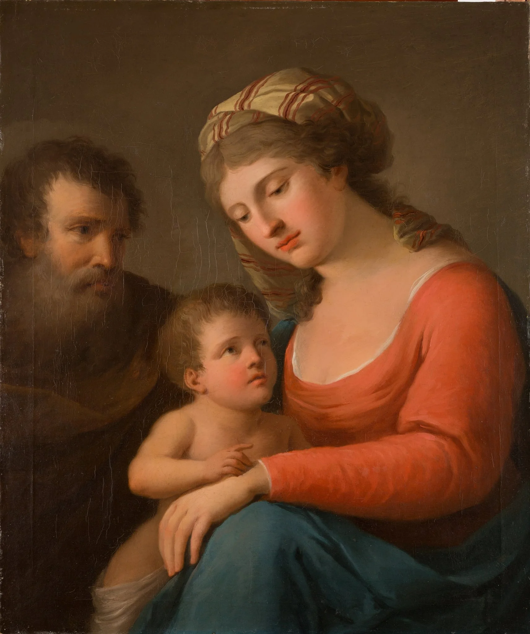 Die Heilige Familie, detail