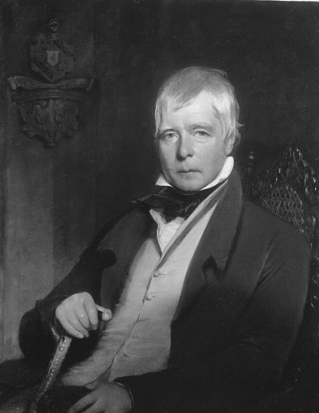 Sir Walter Scott, by Charles Robert Leslie, oil, 1824