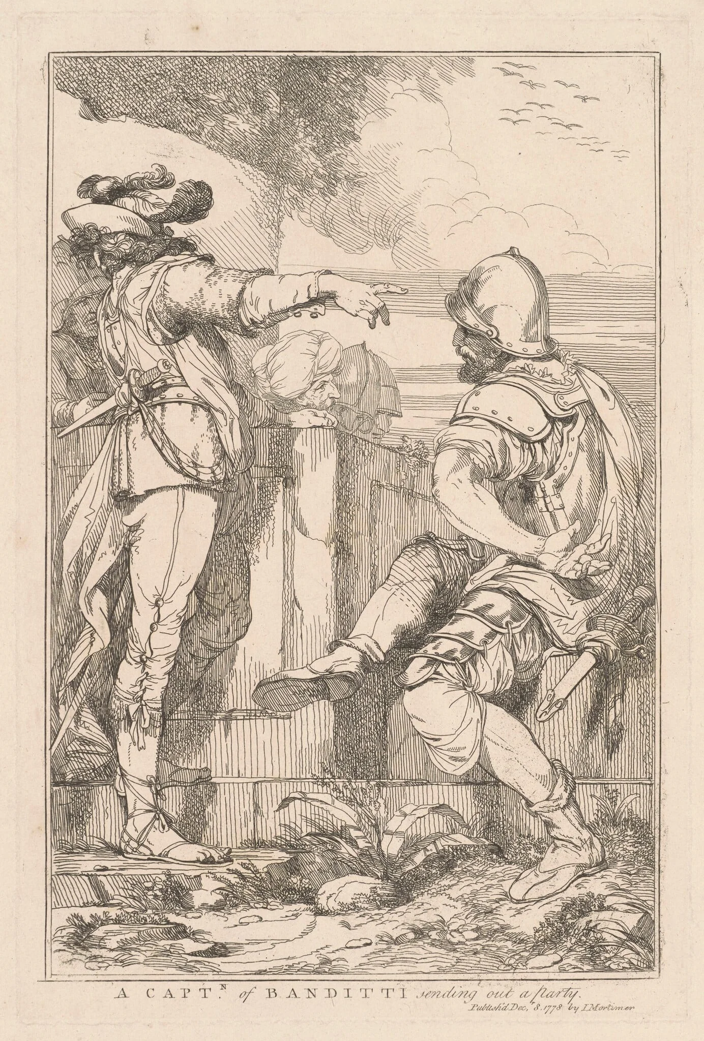 A Captain of Banditti, detail